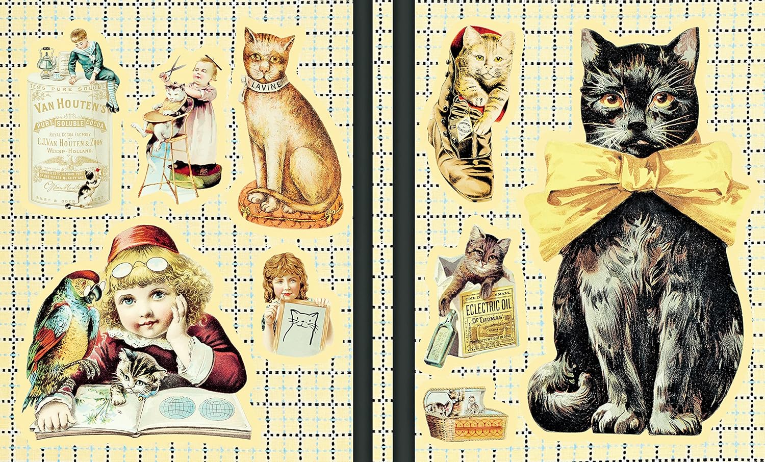 Victoriana Cats: The Sticker Book - Hart. Cynthia 9781523523757_6