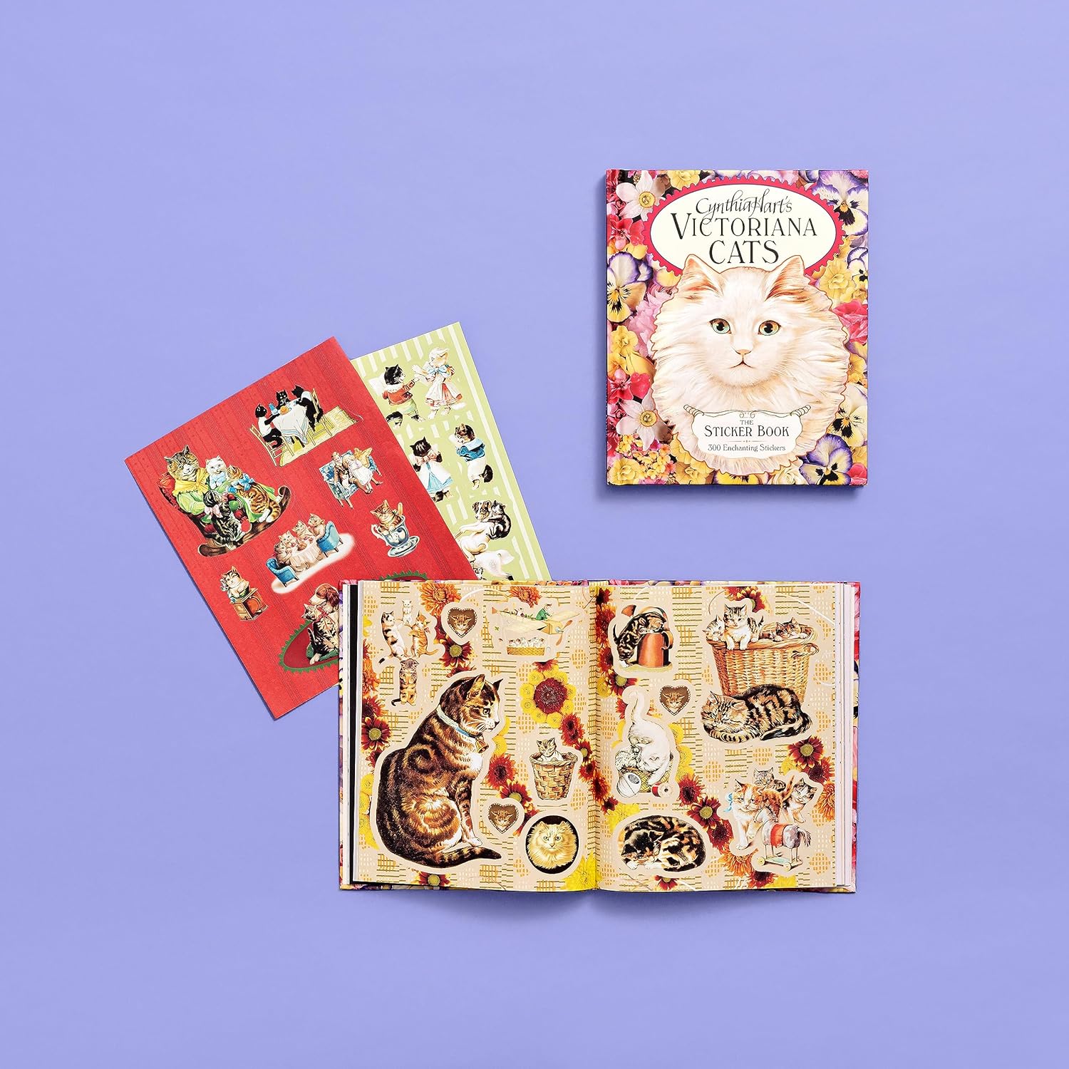 Victoriana Cats: The Sticker Book - Hart. Cynthia 9781523523757_7