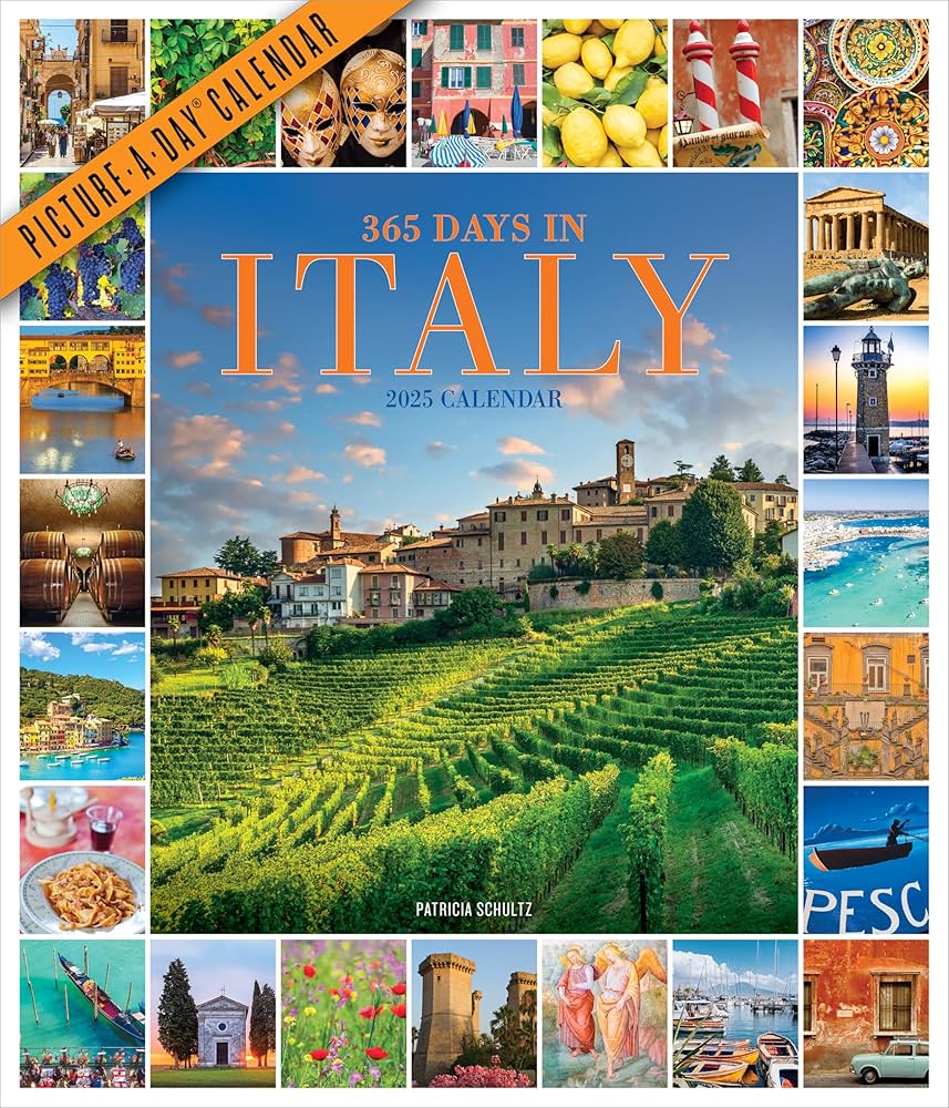 365 Days In Italy Picture-A-Day Wall Calendar 2025 - Schultz. Patricia 9781523524846
