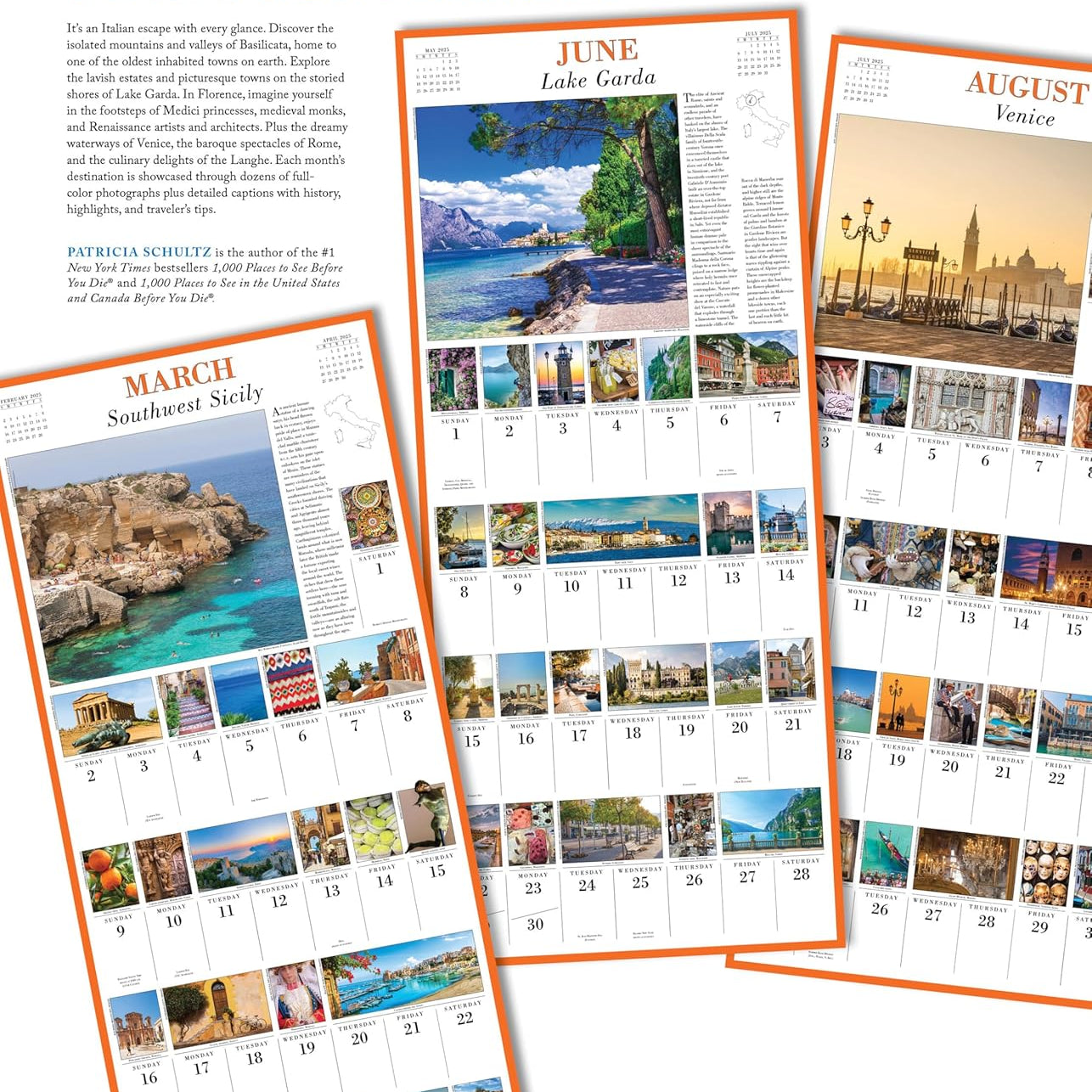 365 Days In Italy Picture-A-Day Wall Calendar 2025 - Schultz. Patricia 9781523524846_95e7e9b9-9f12-4756-a0ae-5b89ab4c7587