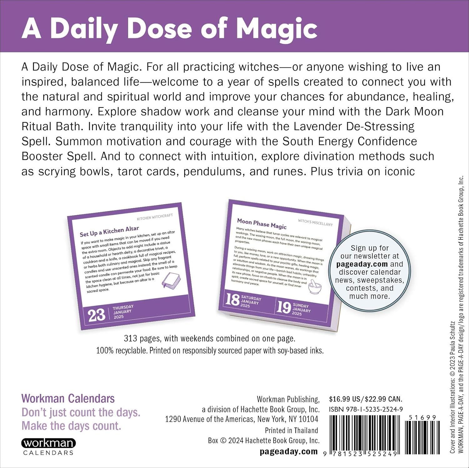 A Year Of Modern Witchcraft Page-A-Day Calendar 2025 - Wigington. Patti 9781523525249_237c4857-8284-48f7-8f6f-a7f03ddefabe