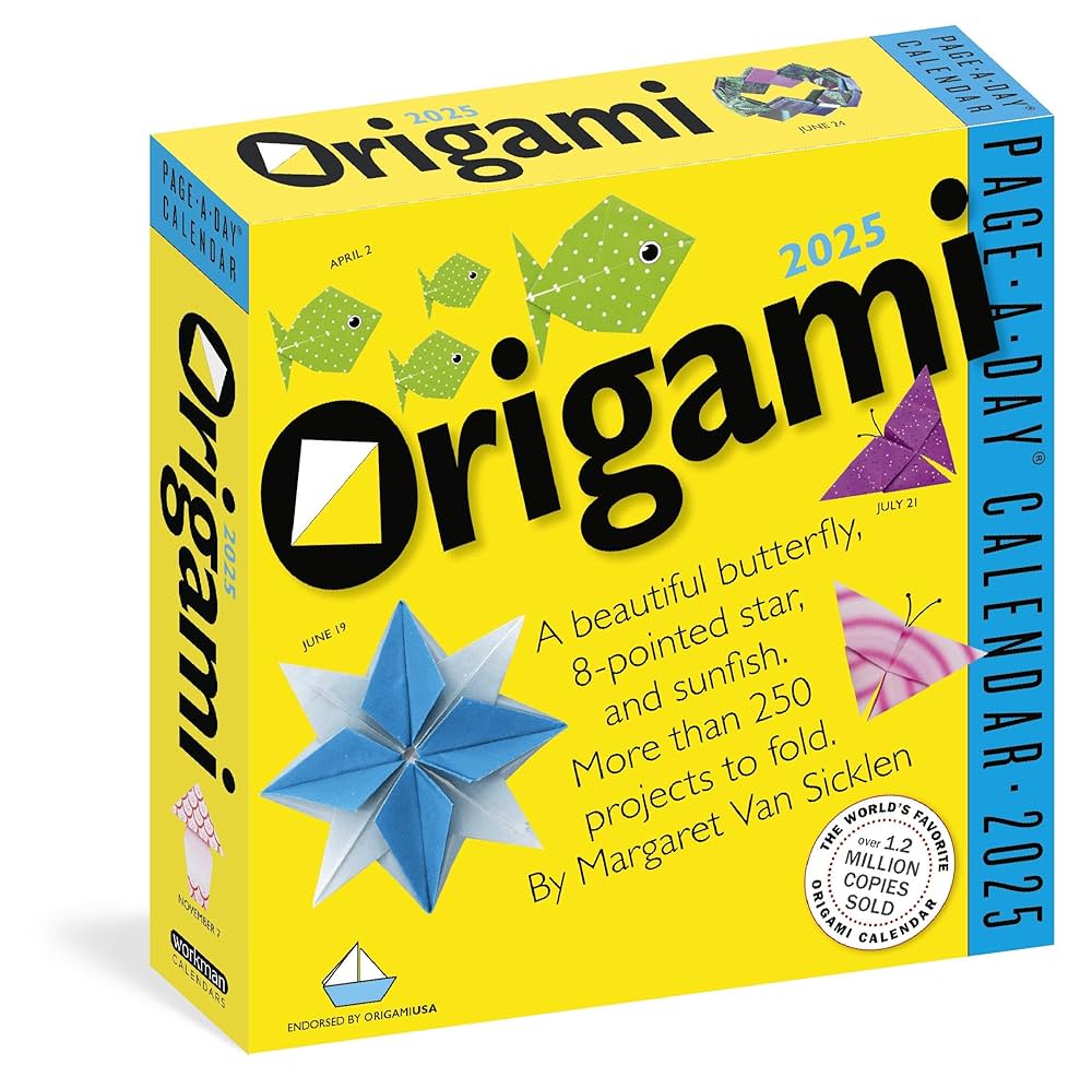 Origami Page-A-Day Calendar 2025 - Van Sicklen. Margaret 9781523525560