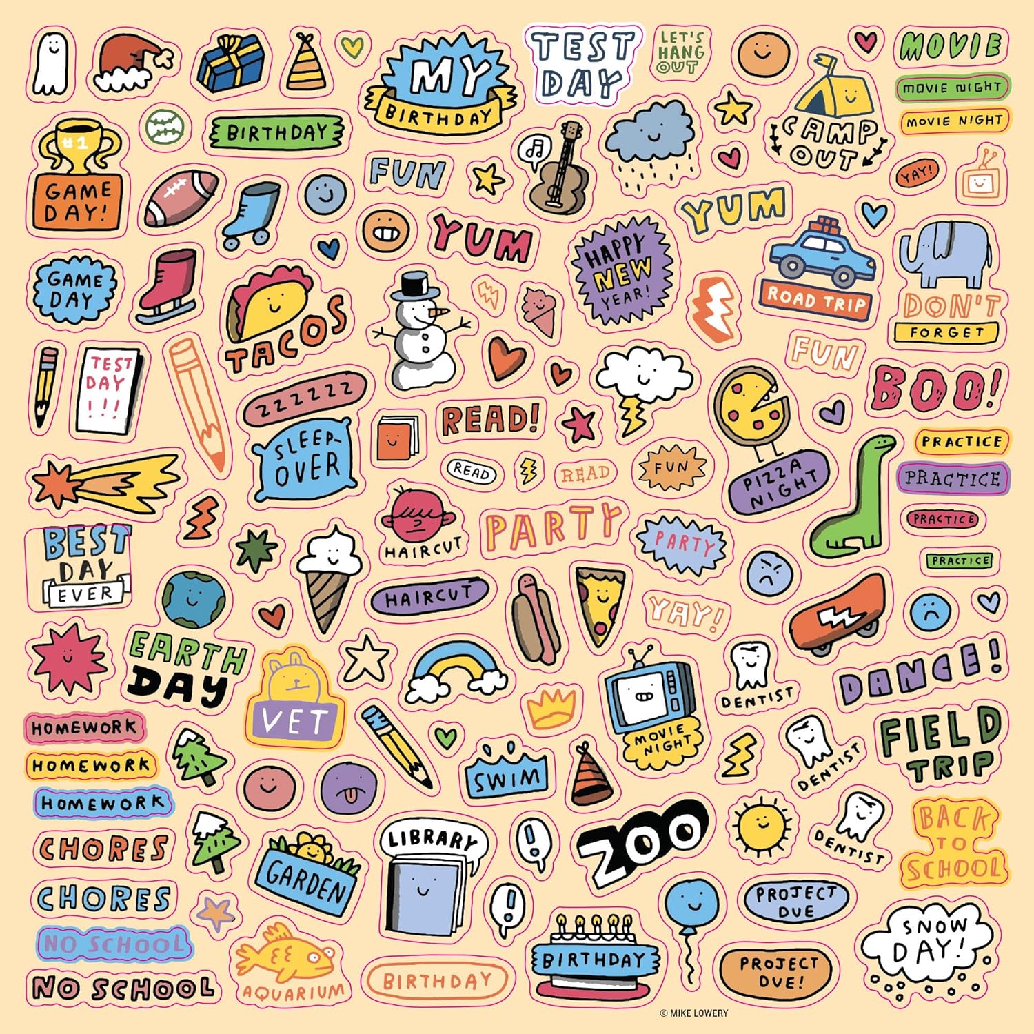 Kid's Awesome Activity Wall Calendar 2025 - Lowery. Mike 9781523526062_7
