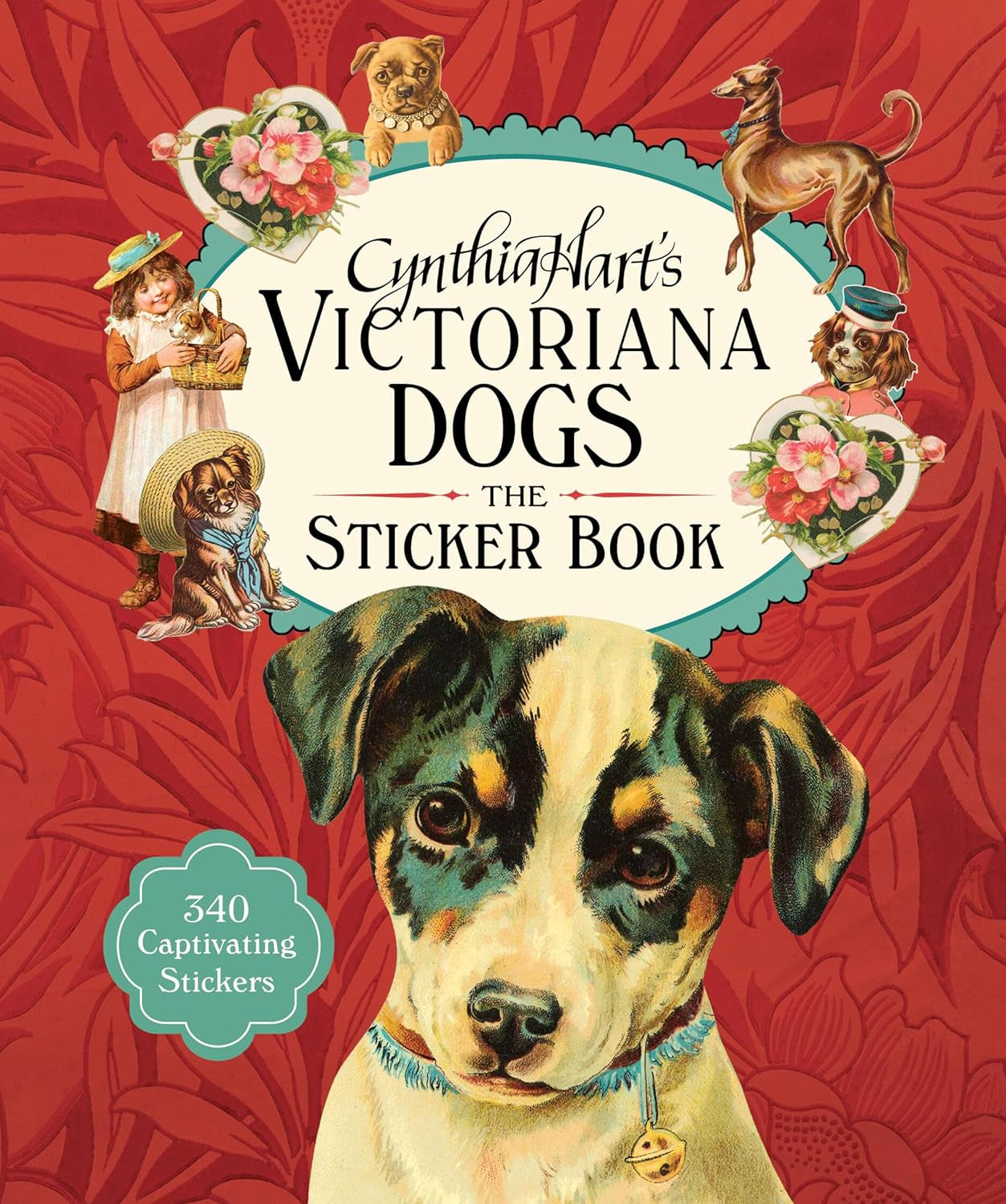 Victoriana Dogs: The Sticker Book - Hart. Cynthia 9781523526154