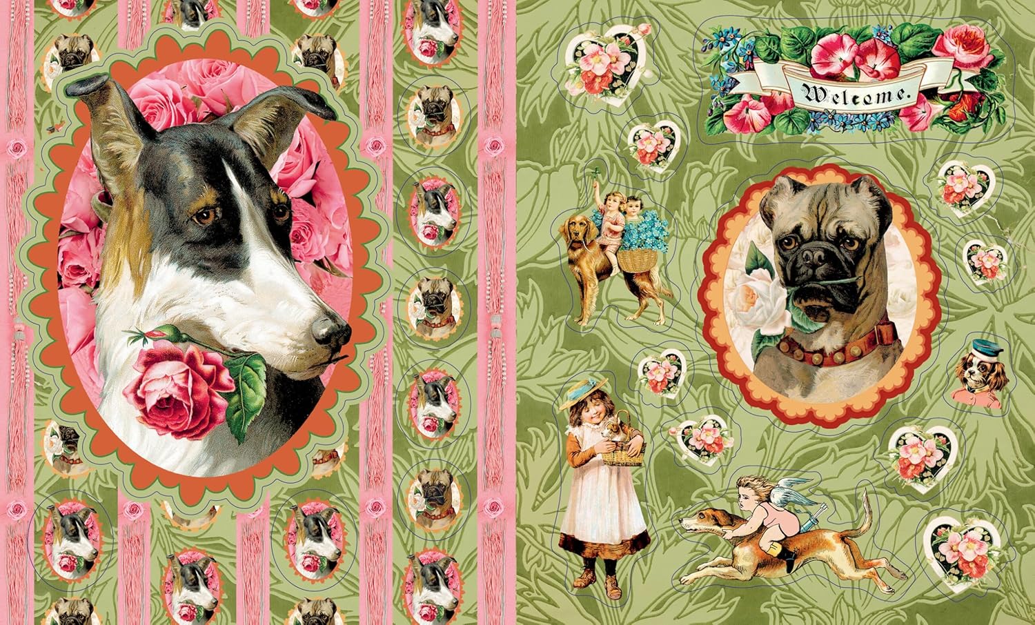 Victoriana Dogs: The Sticker Book - Hart. Cynthia 9781523526154_2