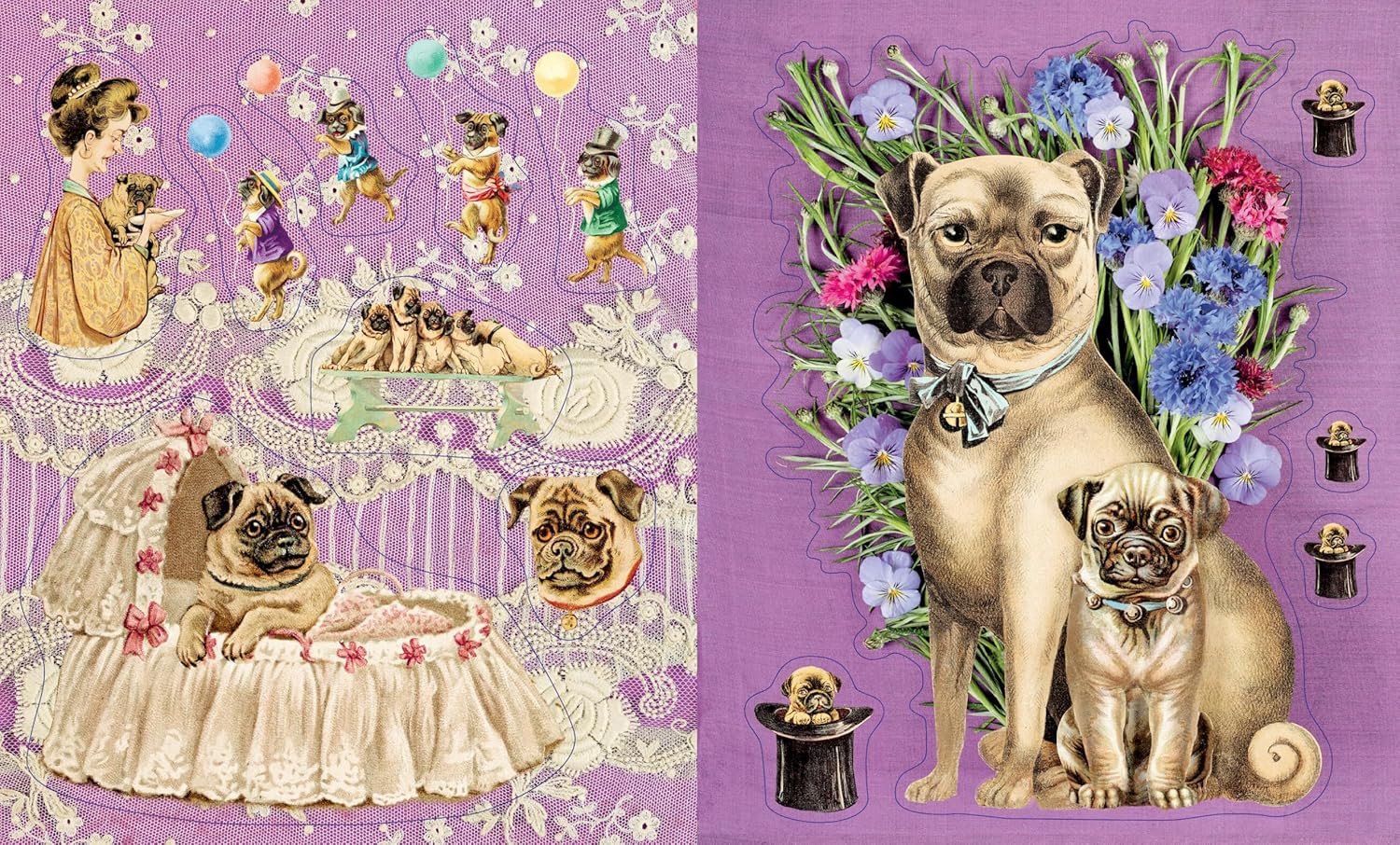 Victoriana Dogs: The Sticker Book - Hart. Cynthia 9781523526154_3