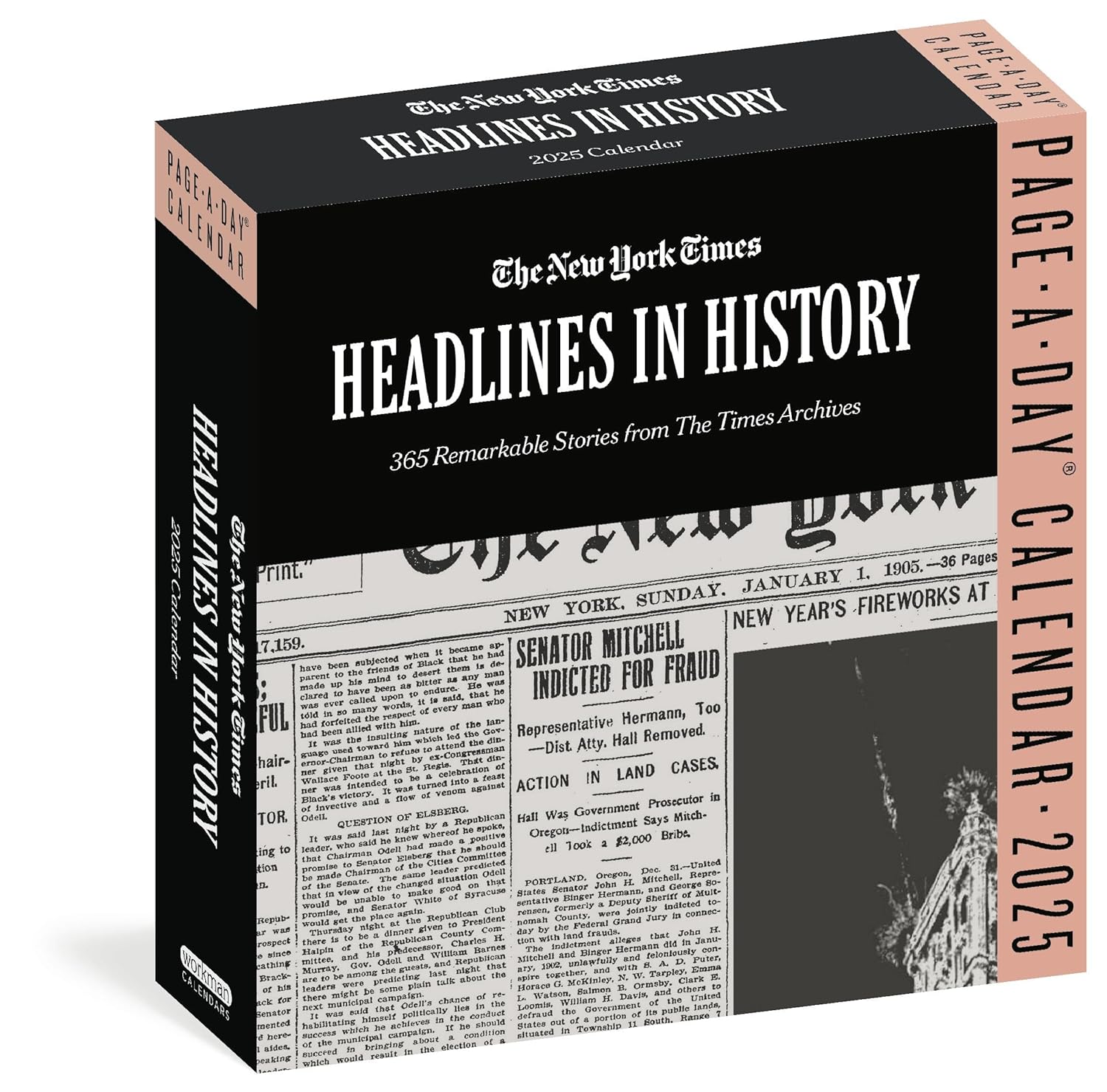 The New York Times Headlines In History Page-A-Day® Calendar 2025 - The New York 9781523526918