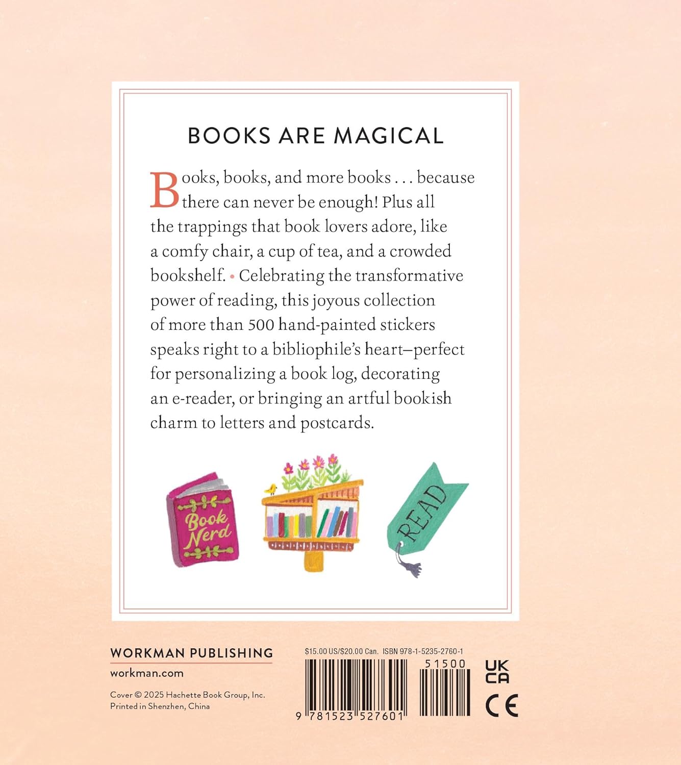 A Book Lover's Sticker Book by Chun. Christina 9781523527601_1