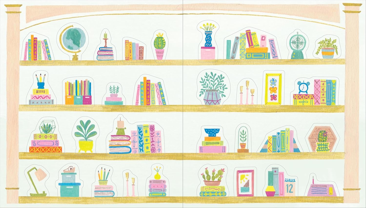 A Book Lover's Sticker Book by Chun. Christina 9781523527601_3