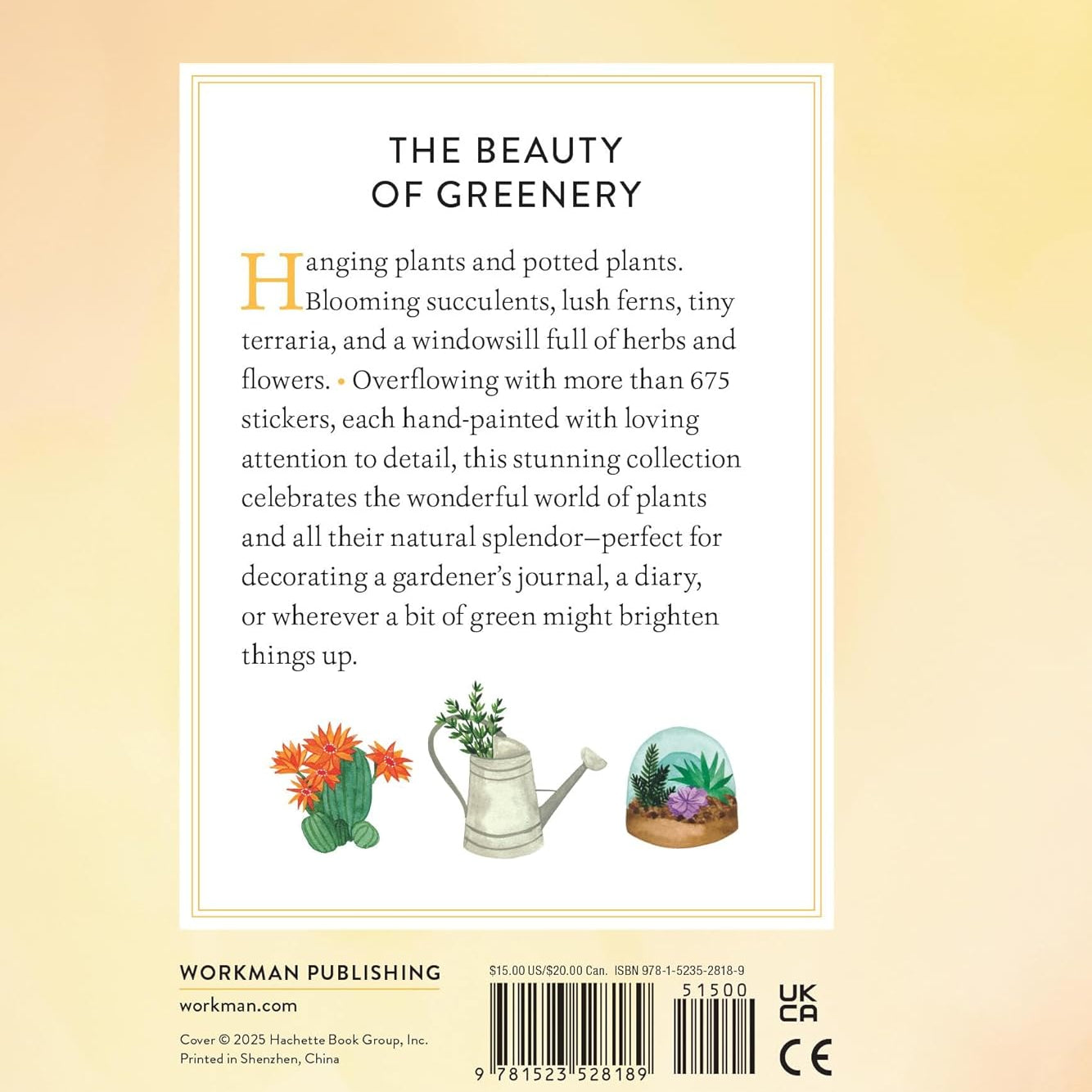 A Plant Lover's Sticker Book by Perez. Desiree 9781523528189_1