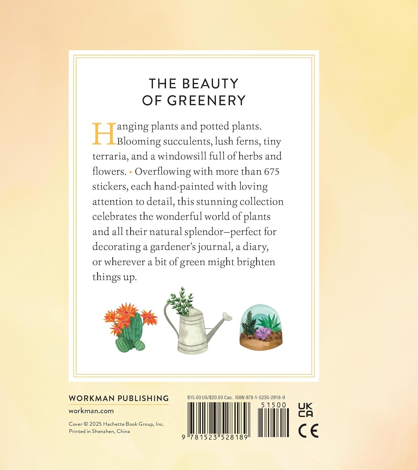 A Plant Lover's Sticker Book by Perez. Desiree 9781523528189_1