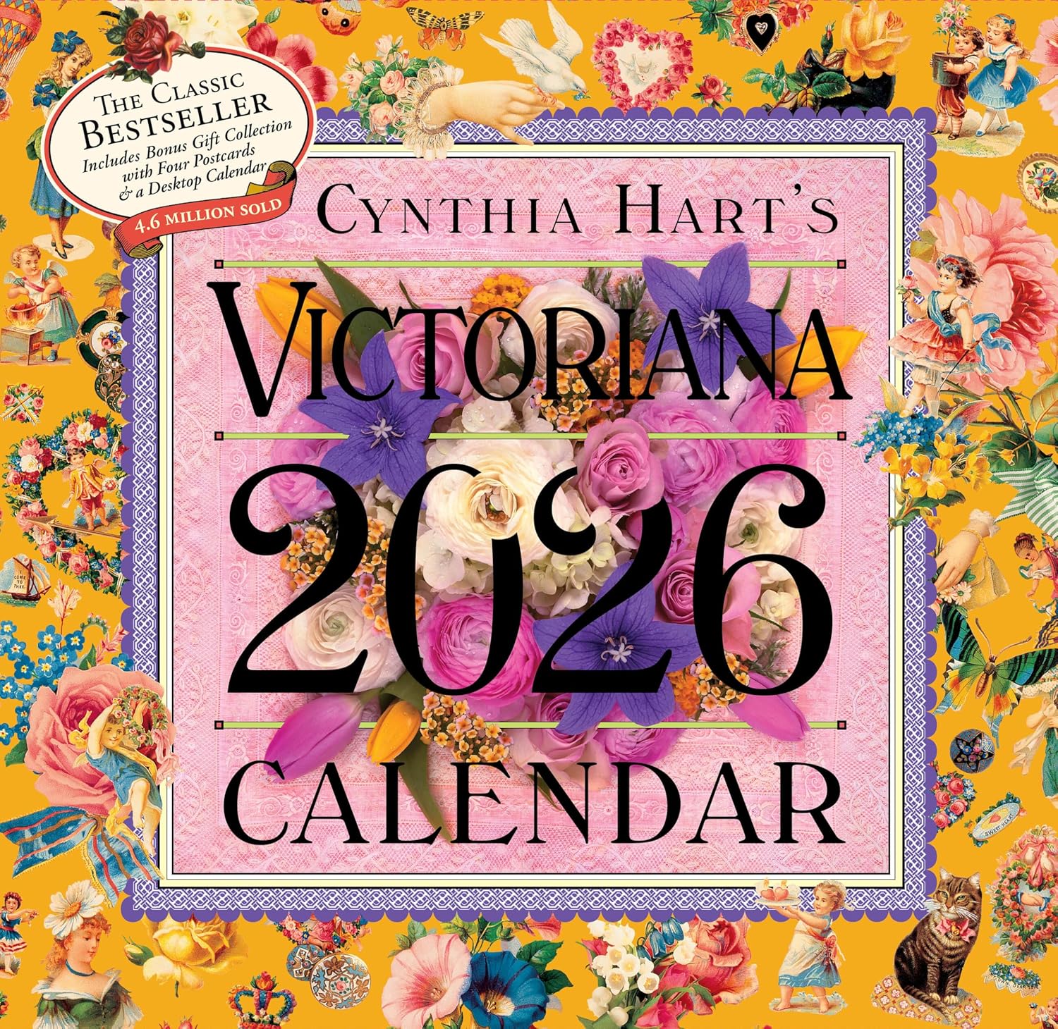 Cynthia Hart's Victoriana Wall Calendar 2026 9781523529155