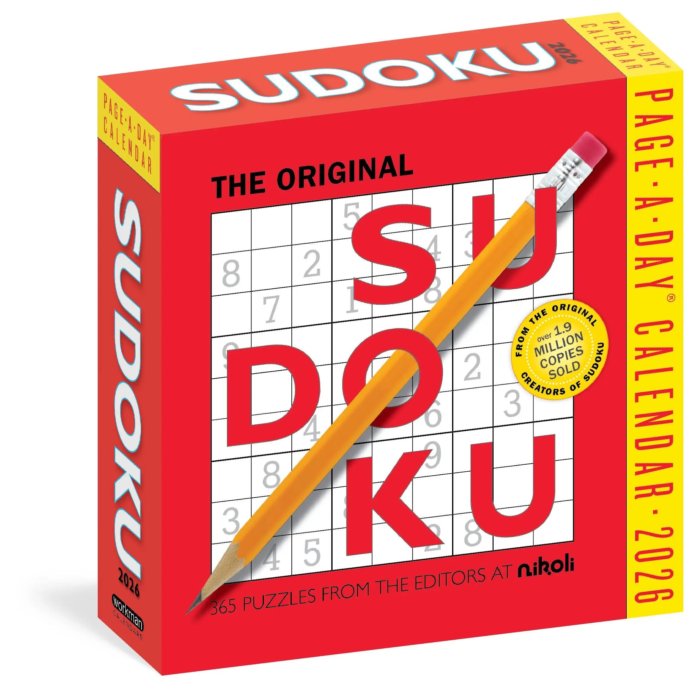 Original Sudoku Page-A-Day® Calendar 2026 9781523529612