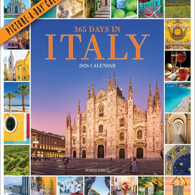 365 Days In Italy Picture-A-Day® Wall Calendar 2026 9781523530403