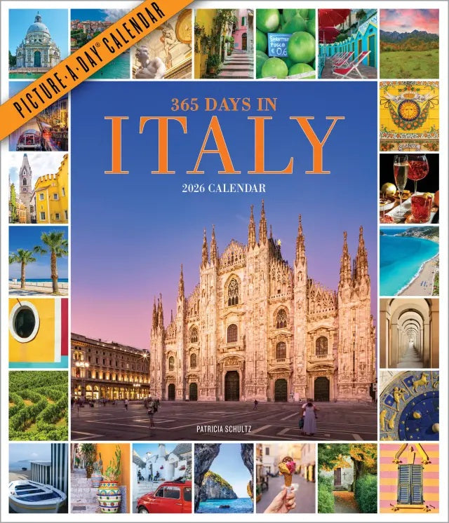 365 Days In Italy Picture-A-Day® Wall Calendar 2026 9781523530403
