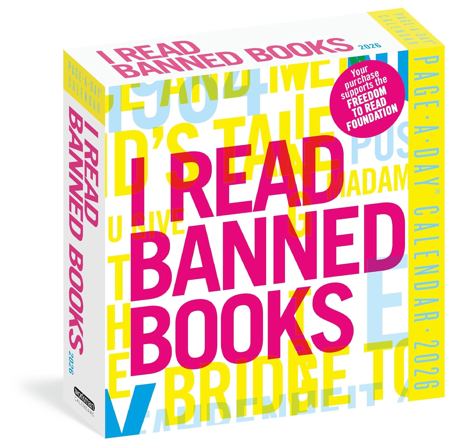 I Read Banned Books Page-A-Day® Calendar 2026 9781523530731