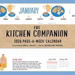 Kitchen Companion Page-A-Week Calendar 2026 9781523530984