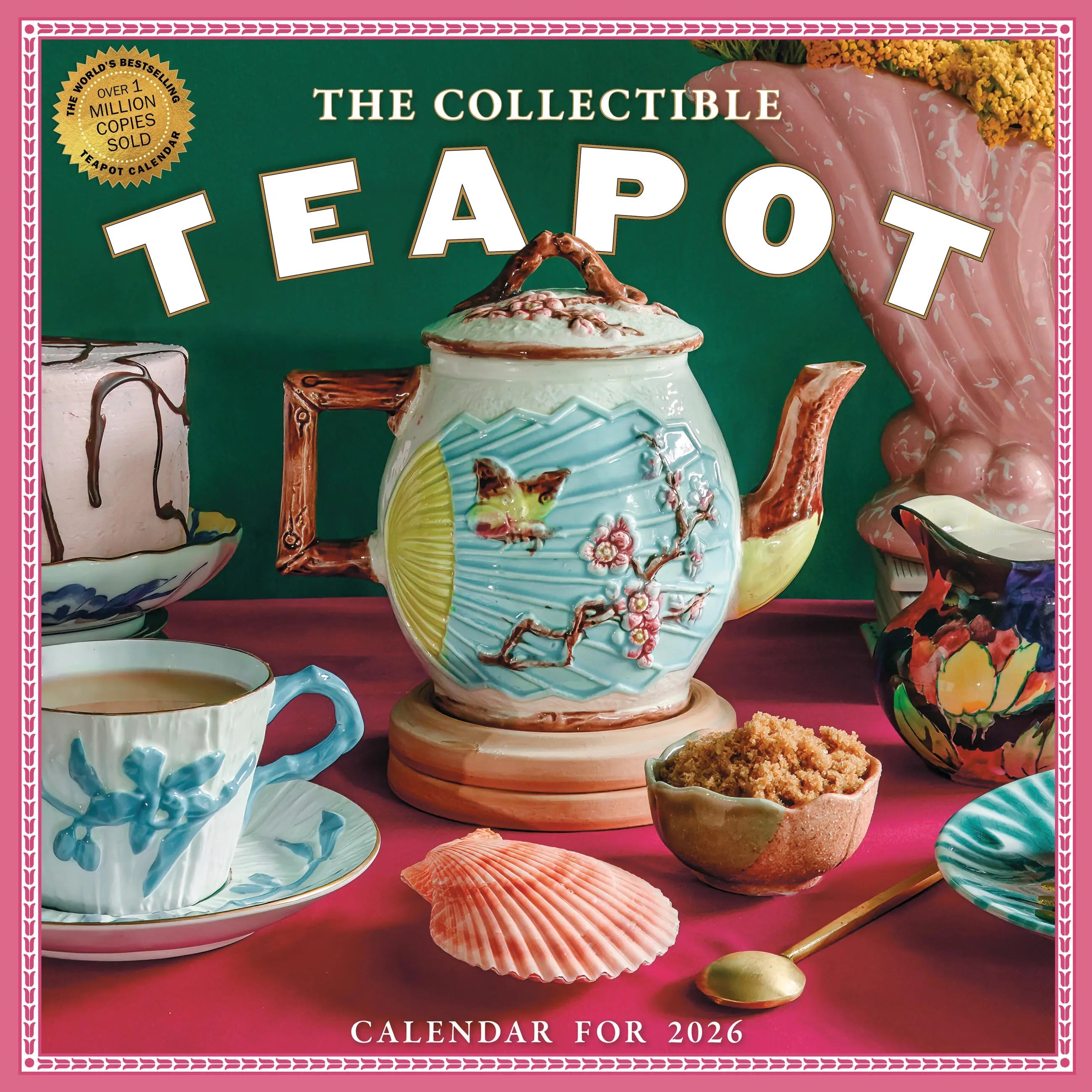 The Collectible Teapot Wall Calendar 2026 9781523531400