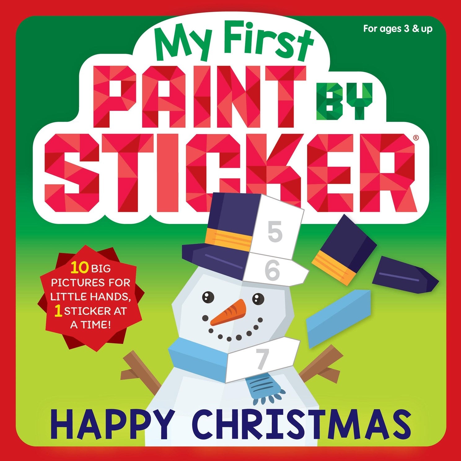 My First Paint by Sticker: Happy Christmas from Workman Publishing 20 9781523532056