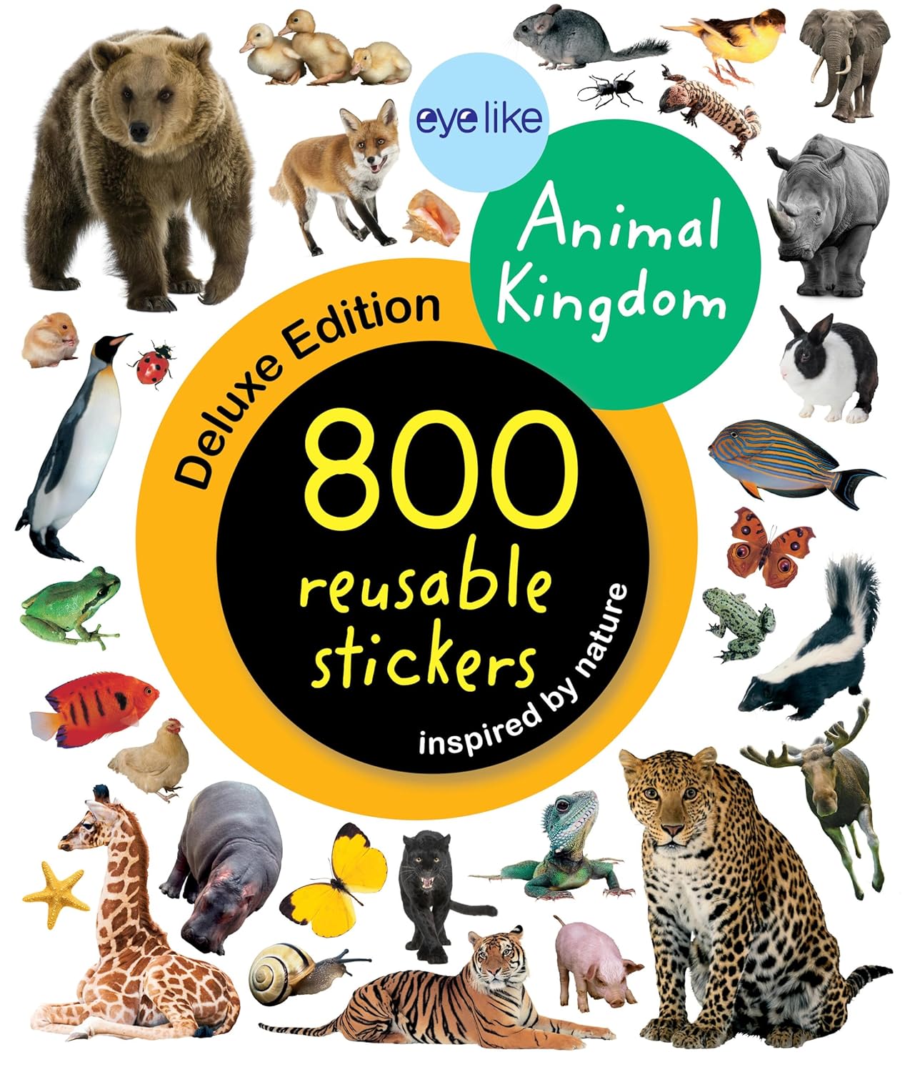 Eyelike Stickers Deluxe: Animal Kingdom by Workman Publishing 9781523532407