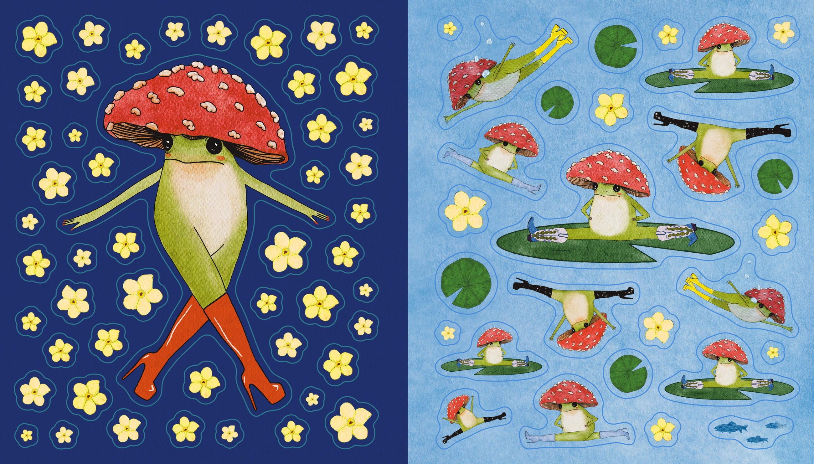 The Little Frog Sticker Book: More than 700 Stickers! by Eequay. Maybell 20 9781523536078_2