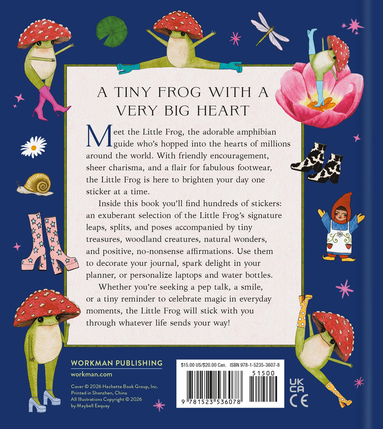 The Little Frog Sticker Book: More than 700 Stickers! by Eequay. Maybell 20 9781523536078_3