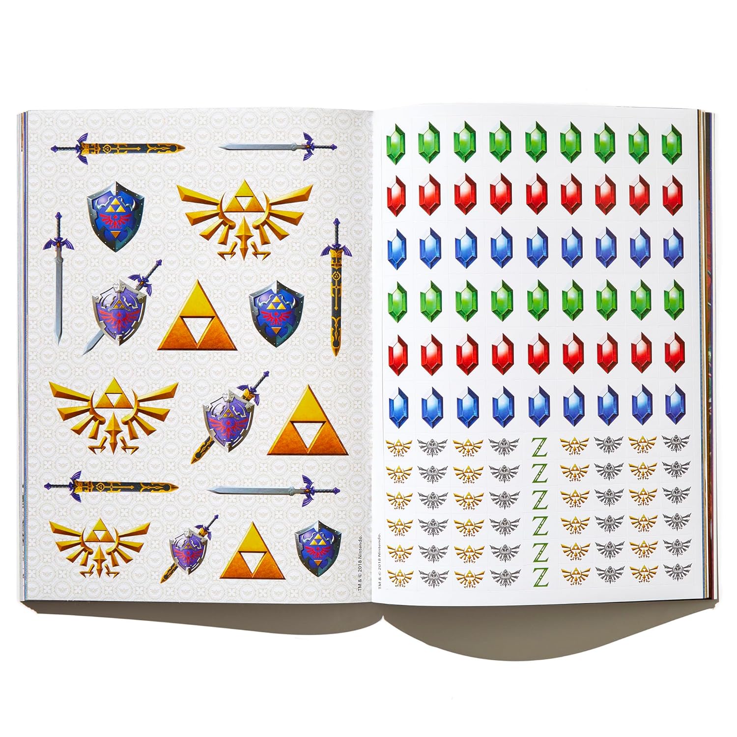 The Legend Of Zelda Official Sticker Book by Nintendo 9781524770075_3