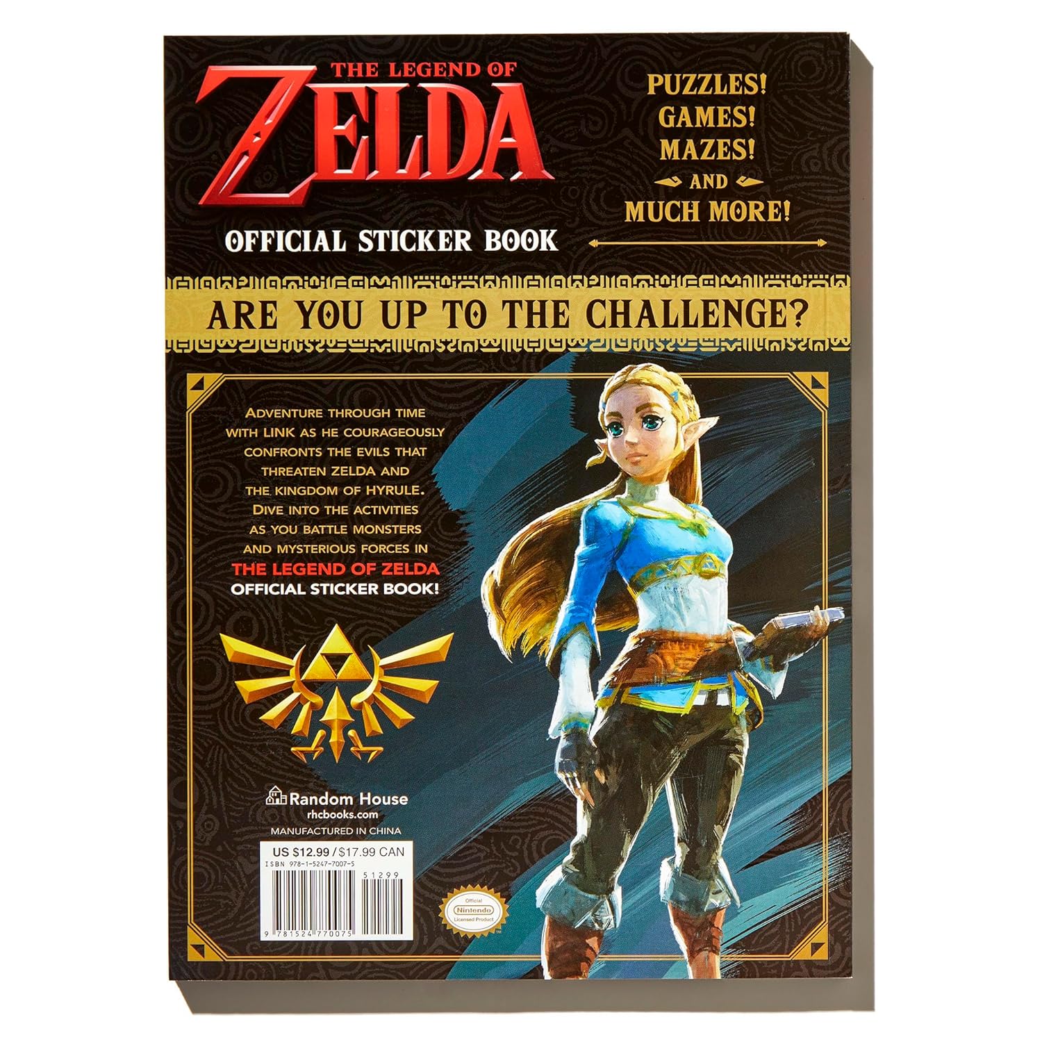The Legend Of Zelda Official Sticker Book by Nintendo 9781524770075_7