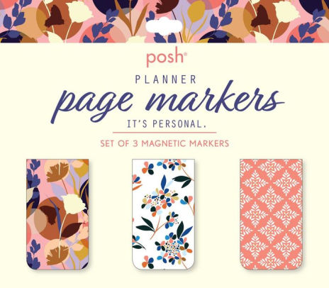 POSH: MAGNETIC PLANNER PAGE MARKERS 9781524854812_bb257b96-d2f8-416f-be6f-b96cf7ab459a