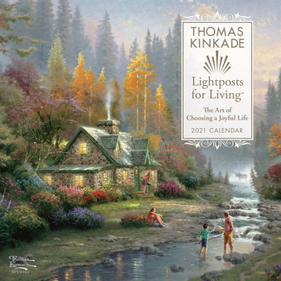 THOMAS KINKADE STUDIOS 2021 WALL LIGHTPOSTS FOR LIVING 9781524856076_5a384d68-3933-4055-8673-334c94ba2bfe