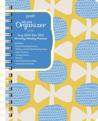 POSH 2020-2021 MONTHLY/WEEKLY PLANNER BLOSSOMS AND BOWS 9781524856489_1764ce3b-acef-4af9-bb5a-39f0b04dc9ae