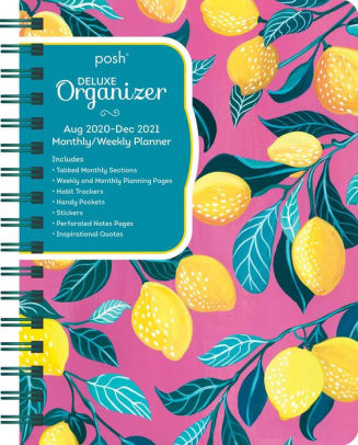 POSH: ORGANIZED LIVING 17-MONTH 2020-2021 MONTHLY/ 9781524857608_e5526ecc-fc15-490a-b807-9324bdc917ab