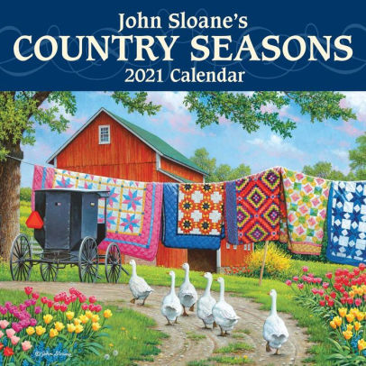 JOHN SLOANE's COUNTRY SEASONS 2021 MINI WALL CALEN 9781524857721_2e193e99-fc51-4421-9439-d395956424ef