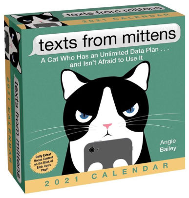TEXTS FROM MITTENS 2021 DAY-TO-DAY CALENDAR 9781524857806_c651acae-d339-4949-ae6d-7bee42c74688