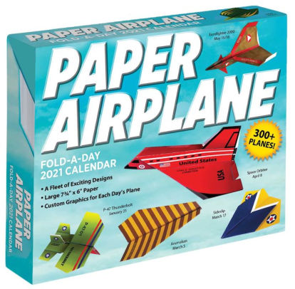 PAPER AIRPLANE FOLD-A-DAY 2021 CALENDAR 9781524858100_4858a600-8260-4203-880b-2bc6f5a2208b