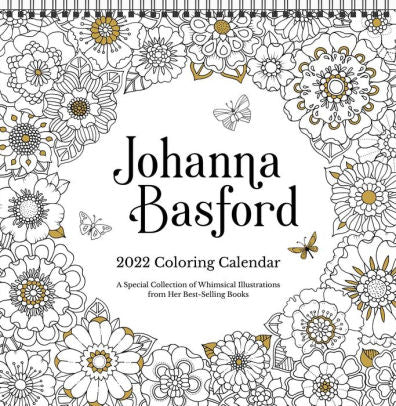 JOHANNA BASFORD 2022 COLORING WALL CALENDAR A SPEC 9781524863180_17b4edf4-3c66-4169-82b9-ad33609953b5