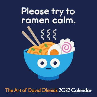 ART OF DAVID OLENICK 2022 WALL CALENDAR, THE PLEAS 9781524863494_c6795f31-212b-4e69-b117-d7e1865af946