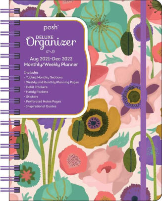 POSH: DELUXE ORGANIZER 17-MONTH 2021-2022 MONTHLY/ 9781524864484_68d85fdf-ed52-4989-8fe0-64c54c733c16