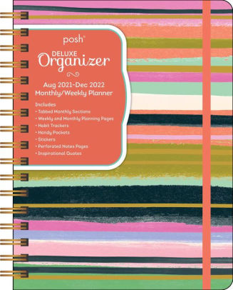 POSH: DELUXE ORGANIZER 17-MONTH 2021-2022 MONTHLY/ 9781524864507_01ac3b11-2ffb-4b64-8eee-2713547d3c90
