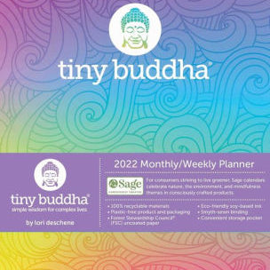 TINY BUDDHA 2022 MONTHLY/WEEKLY PLANNER CALENDAR S 9781524868758_118ca7f9-20ab-422c-9708-a4a0e00b050d