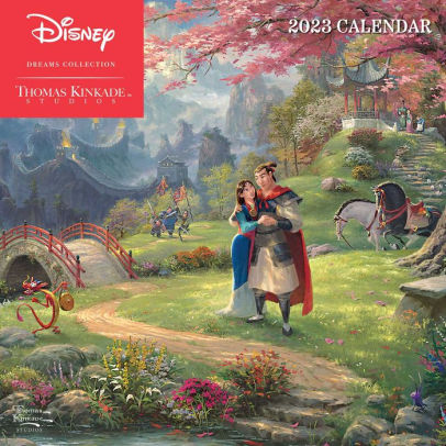 Disney Dreams Collection Thomas Kincade 2023 Wall Calendar - Andrews Mcmeel 9781524872458_4e9531fb-a29d-4b94-abae-e195a7cdcbfa