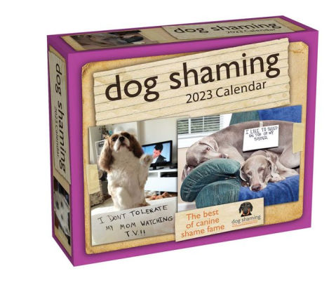 Dog Shaming 2023 Dtd Calendar - Andrews Mcmeel 9781524872809_28bef4f7-c919-448a-854b-7116a56f54ac