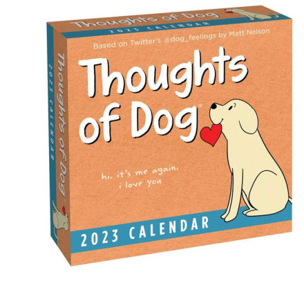 Thoughts Of Dog 2023 Dtd Calendar - Andrews Mcmeel 9781524873097_675cf022-2340-4996-800e-3836535c53ac