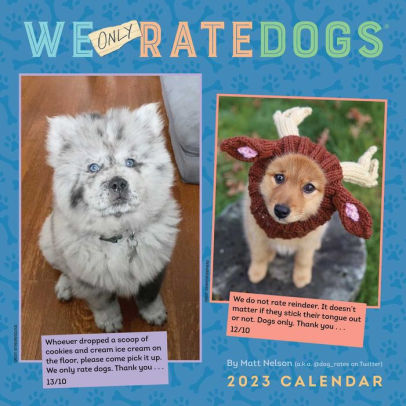 Weonlyratedogs 2023 Wall Calendar - Andrews Mcmeel 9781524873110_2c59a1bd-edf8-437b-b78a-e094d71aae62
