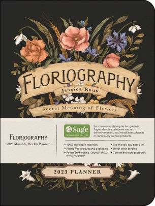 Floriography 2023 Planner - Andrews Mcmeel 9781524873455_3b32855e-e625-4d85-ba5a-defa41343301