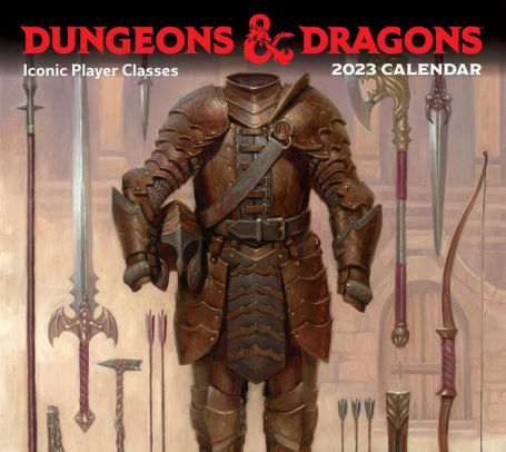 Dungeons & Dragons 2023 Wall Calendar - Andrews Mcmeel 9781524874308_3b56d461-e767-4650-b0f0-45576e914f50