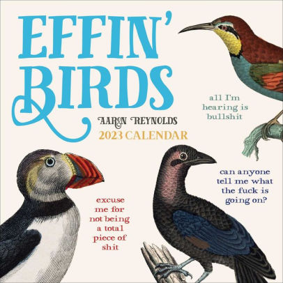 Effin' Birds 2023 Wall Calendar - Andrews Mcmeel 9781524875183_db63fa55-c6c2-431a-888e-e18060538260