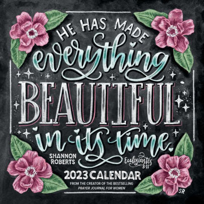 Shannon Roberts Chalk Art Scripture 2023 Wall Calendar - Andrews Mcmeel 9781524875213_3fe96a61-e428-4f76-8268-2a078465578e