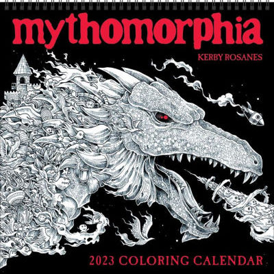 Mythomorphia 2023 Coloring Wall Calendar - Andrews Mcmeel 9781524875244_fae1e203-7e1e-4382-9096-a78eaecfa4cd