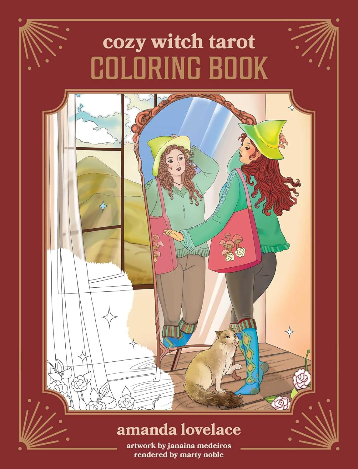 Cozy Witch Tarot Coloring Book -Medeiros. Janaina 9781524876692